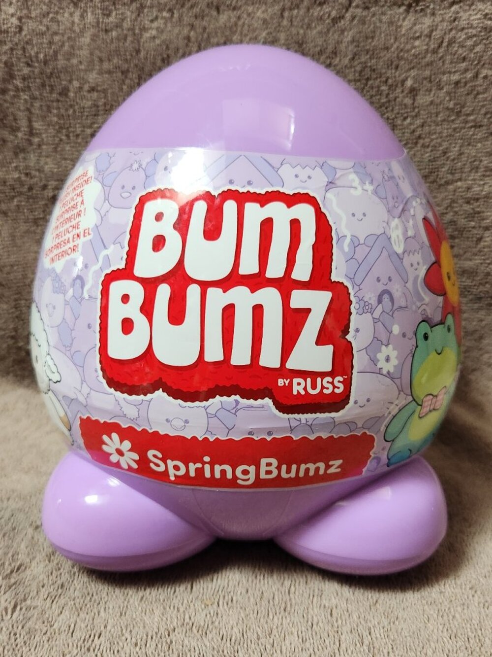 BUM BUMZ - Spring Bumz Surprise Mystery Plushie 7.5" - NEW SEALED